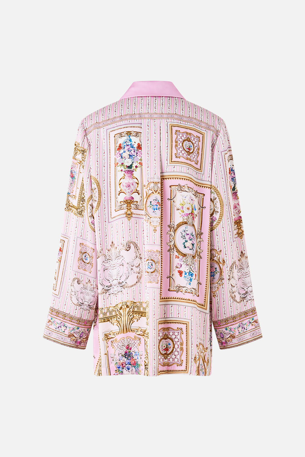 The CAMILLA A-LINE FRILL DRESS THE BOSPHOROUS in our  print.