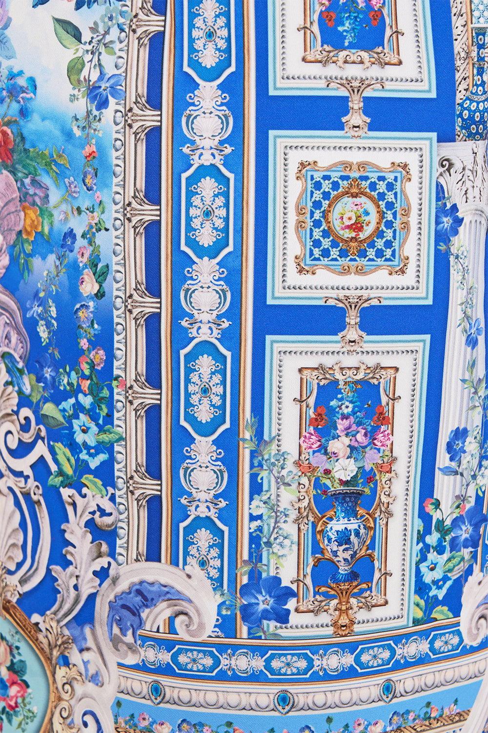 The CAMILLA MULTI WEAR LONG SARONG TURKISH DELIGHT in our  print.