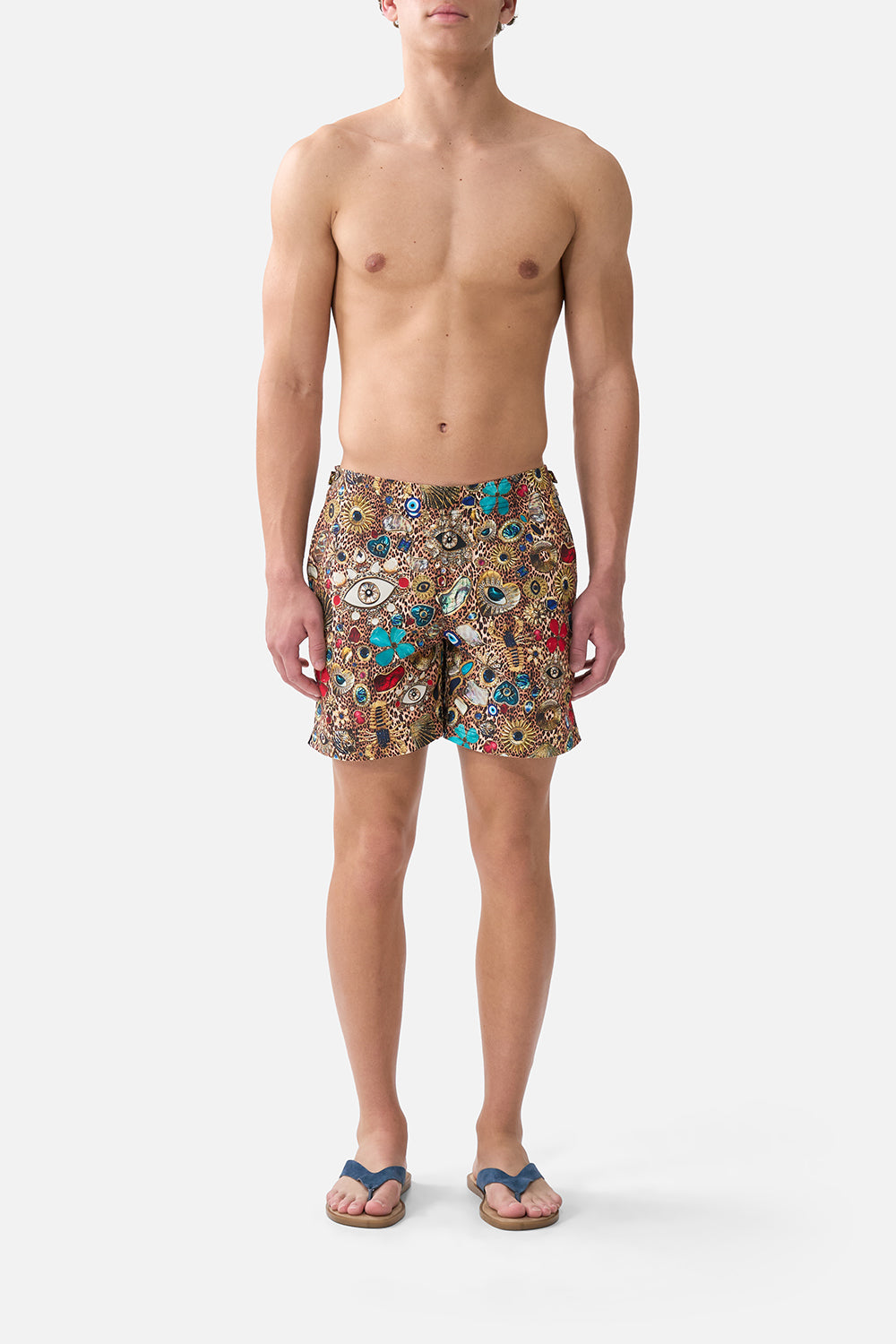 MID LENGTH BOARDSHORT WITH FIXED WAIST NAZAR NIRVANA