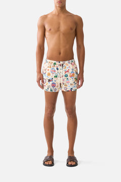 SHORT LENGTH BOARDSHORT WITH ELASTIC WAIST KAPADOKYA KITSCH