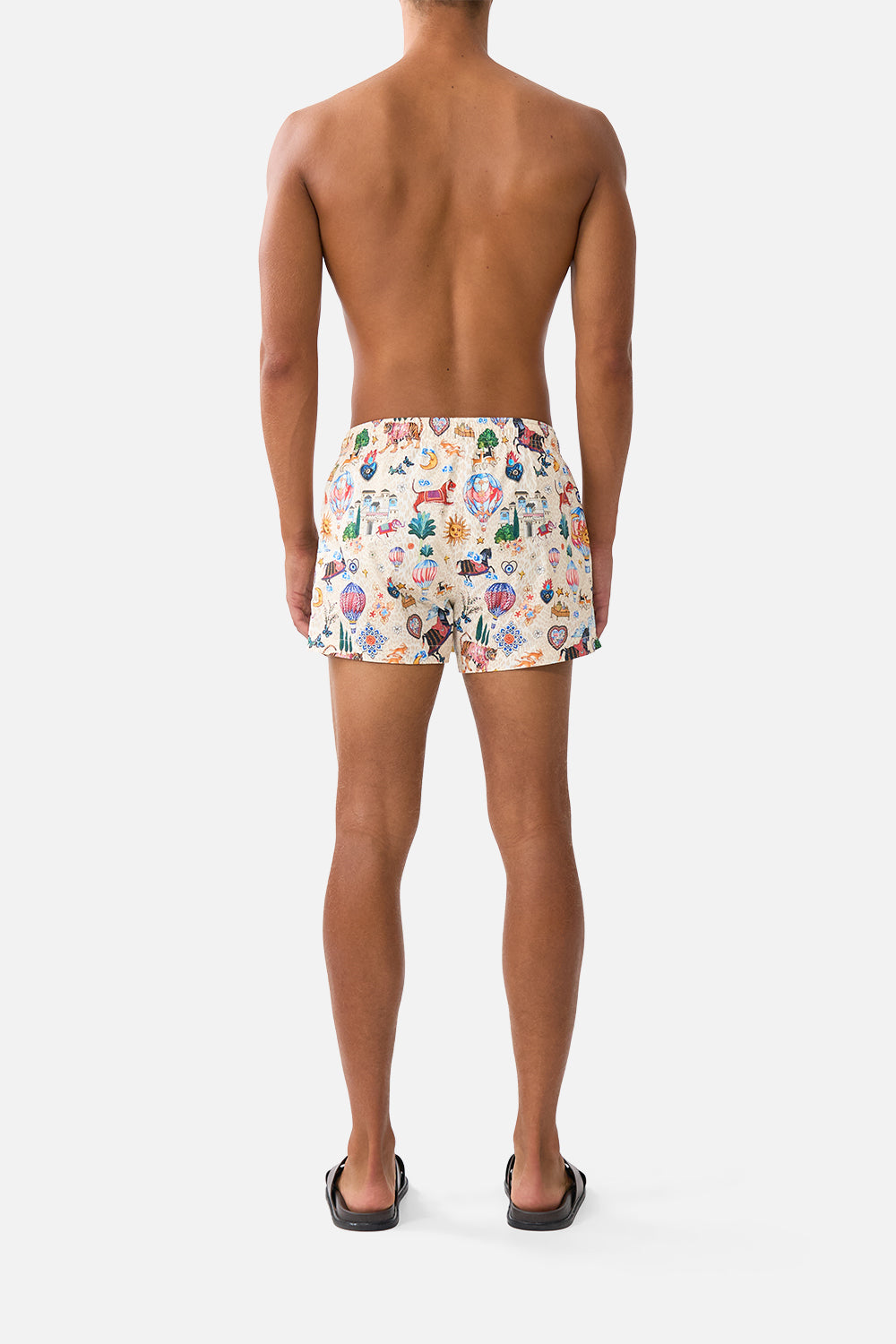 SHORT LENGTH BOARDSHORT WITH ELASTIC WAIST KAPADOKYA KITSCH
