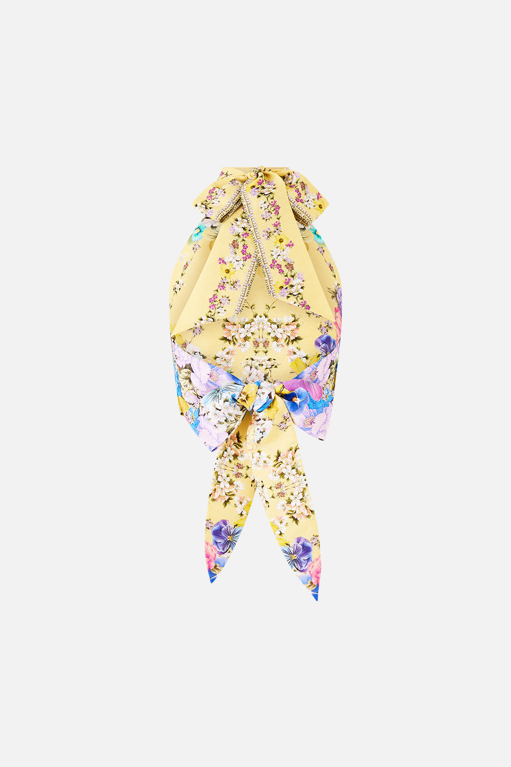 The CAMILLA KIDS WIDE STRAP PLAYSUIT WITH FRILL EDGES LADY LIMONADA in our LADY LIMONADA print.