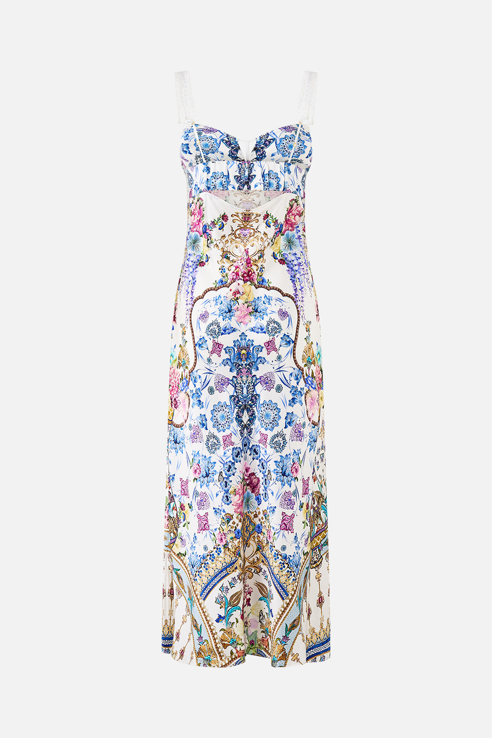 The CAMILLA STRAIGHT LEG PANT THE ARCHITECTS OF ALCÁZAR in our  print.