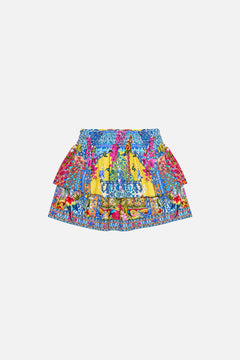 KIDS LAYERED MINI SKIRT W BABYLOCKED EDGES SULTANAHMET SUMMER