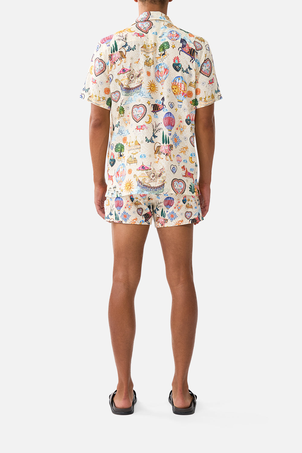 SHORT SLEEVE CAMP COLLARED SHIRT KAPADOKYA KITSCH