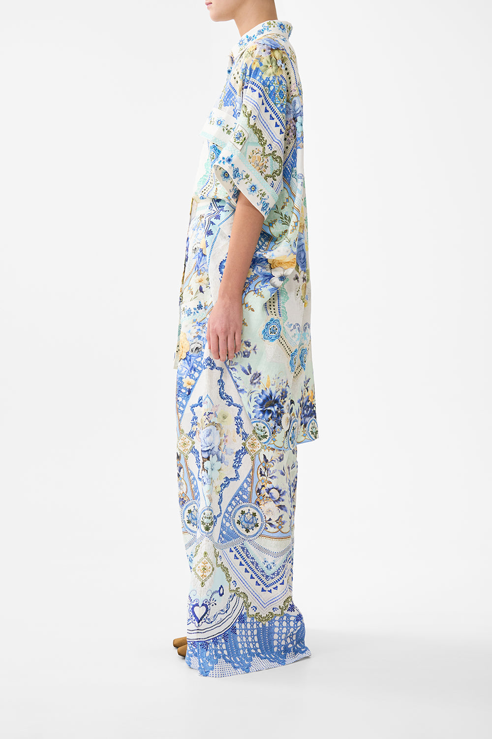 The CAMILLA SHOESTRING STRAP JUMPSUIT THE BOSPHOROUS in our  print.