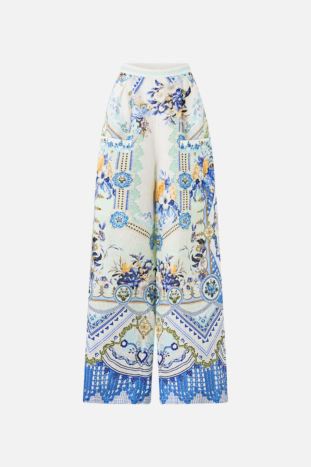 The CAMILLA SHOESTRING STRAP JUMPSUIT THE BOSPHOROUS in our  print.