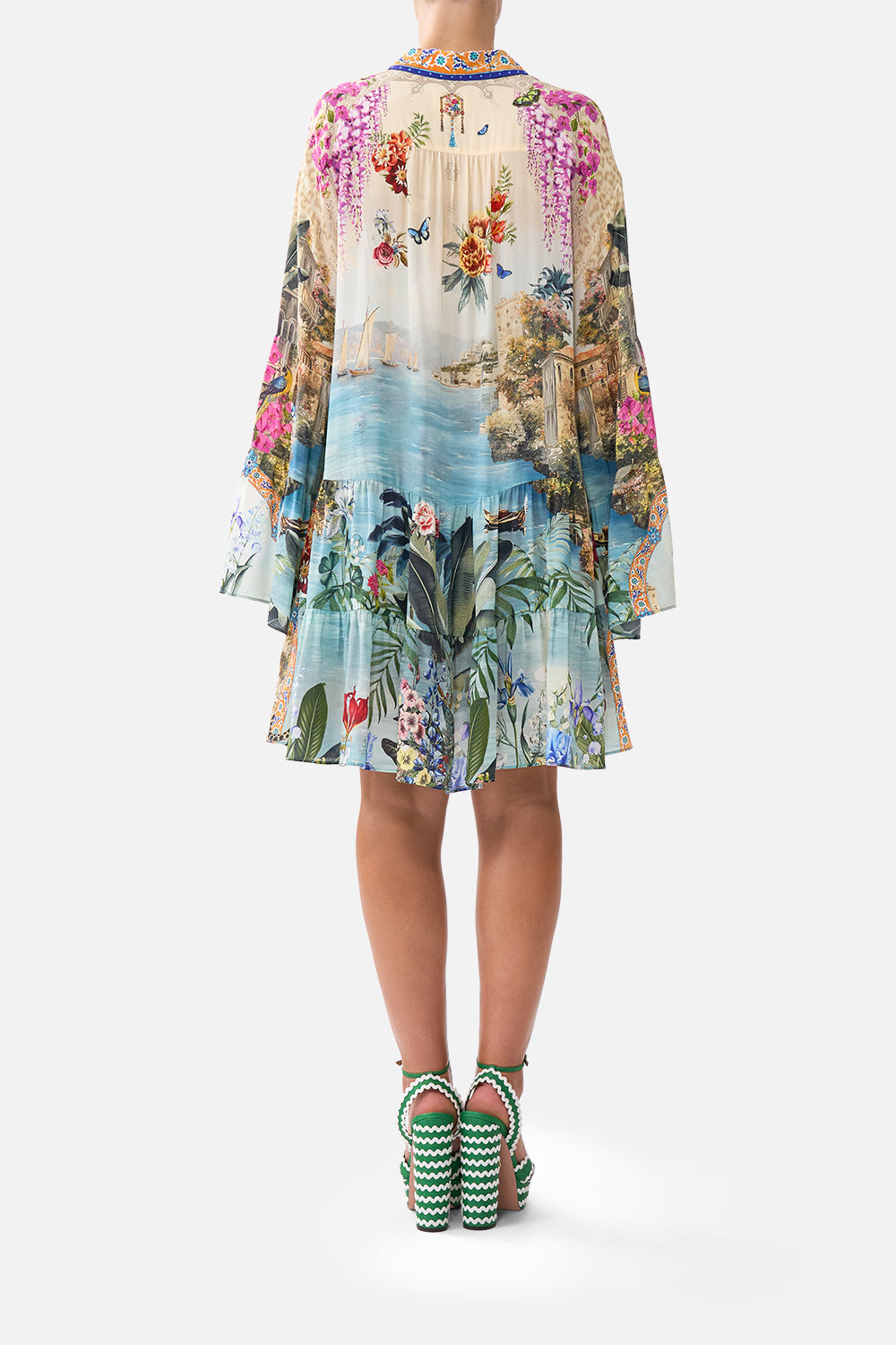 The CAMILLA MILLA TURKIYE TALISMAN GIRLFRIEND JEAN DENIM in our  print.
