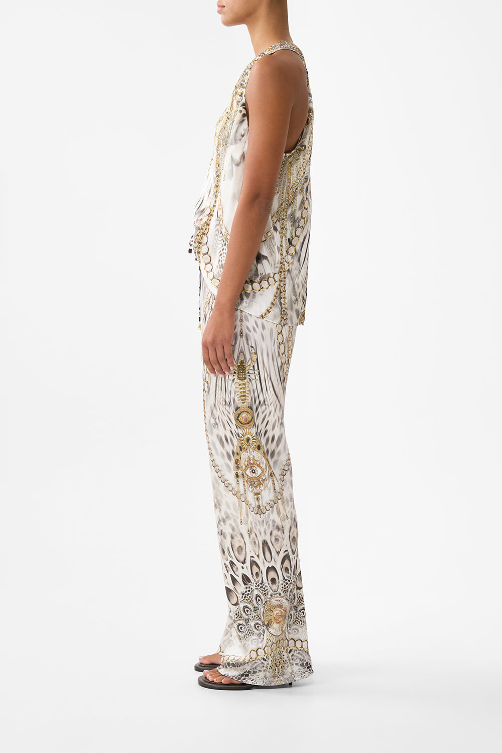 The CAMILLA JERSEY TANK DRESS BALEARIC BEBÉ in our  print.
