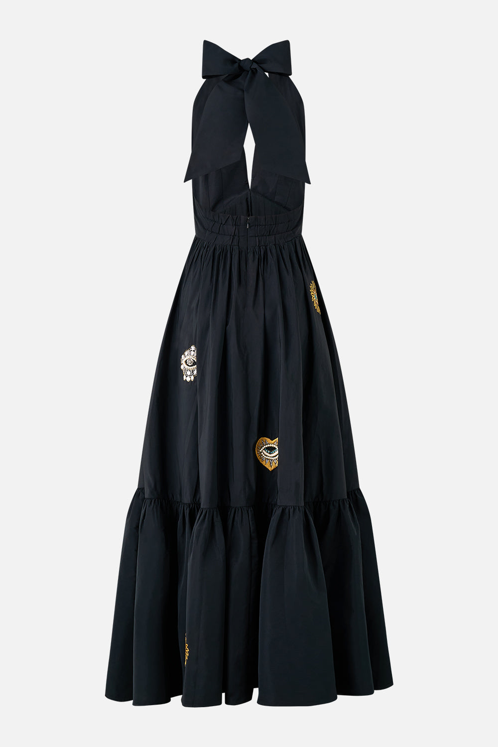 The CAMILLA SHOESTRING STRAP JUMPSUIT DE NADA GRANADA in our DE NADA GRANADA print.