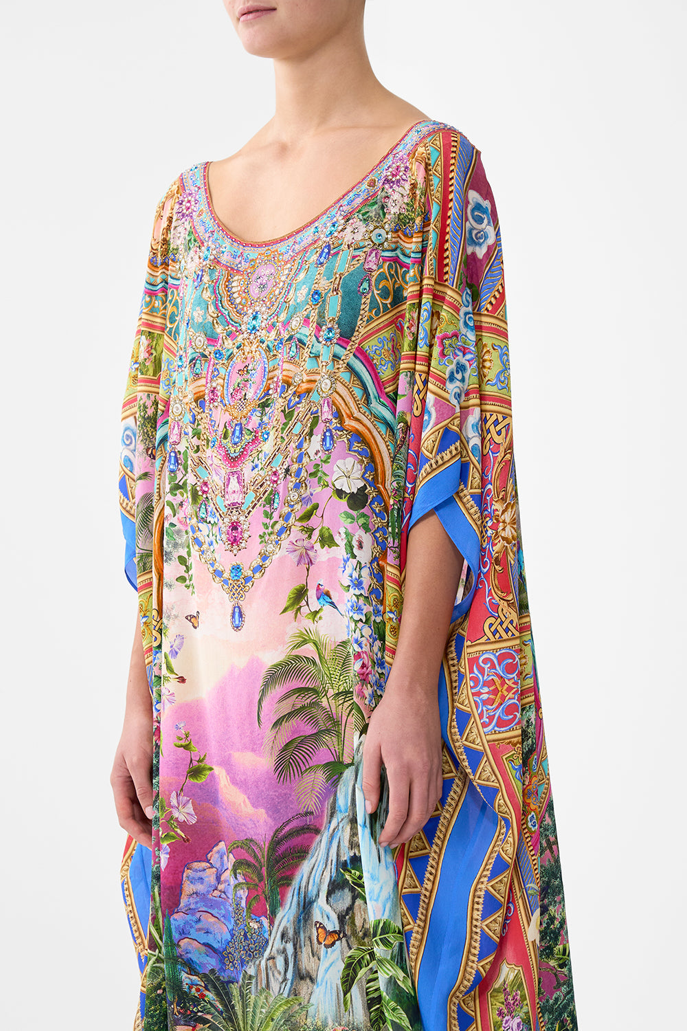 ROUND NECK KAFTAN TURKISH DELIGHT