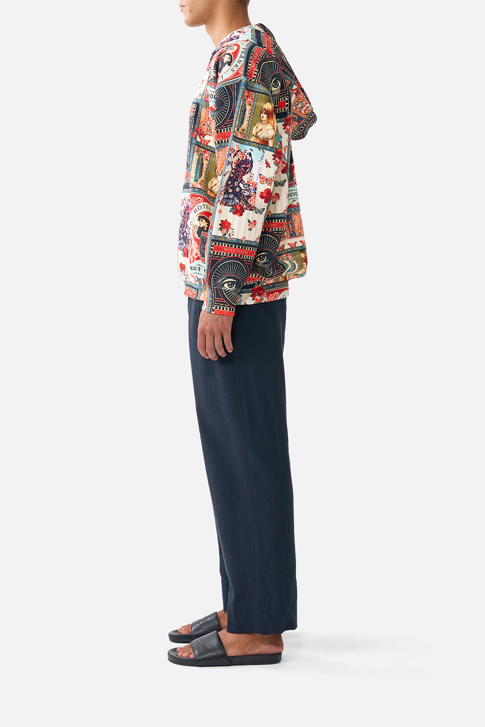 The CAMILLA SILK CHIFFON SHRUG SULTANAHMET SUMMER in our  print.
