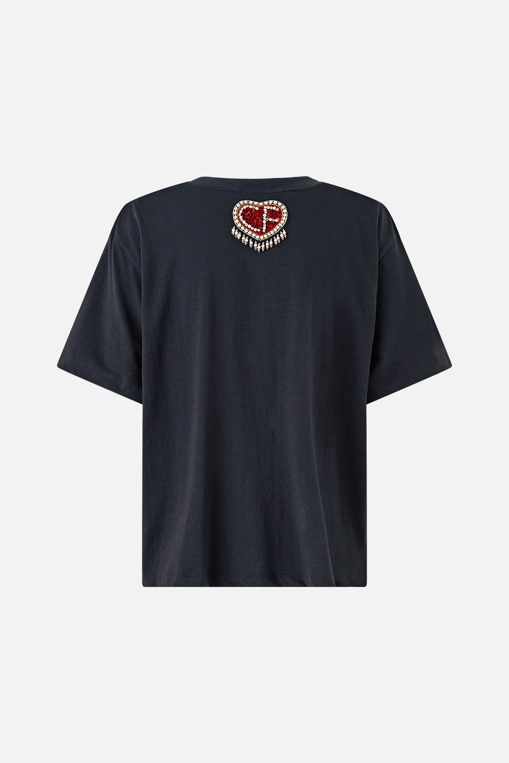 The CAMILLA classic tee from our print high class hookah, back product view