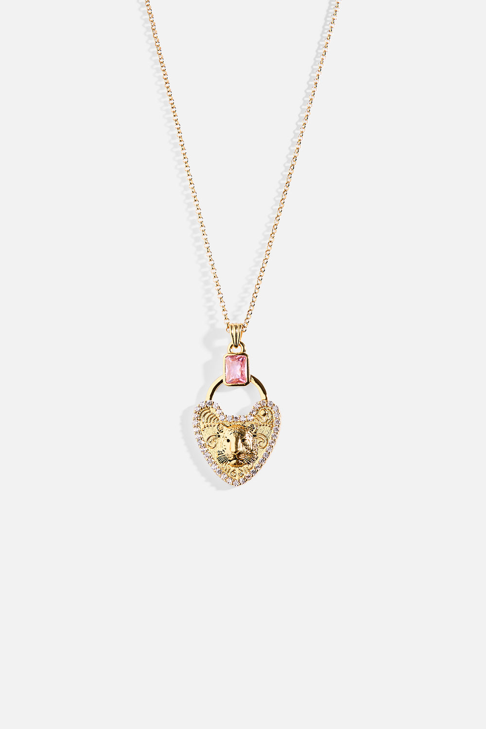 LOCKETS LOADED PENDANT NECKLACE GOLD
