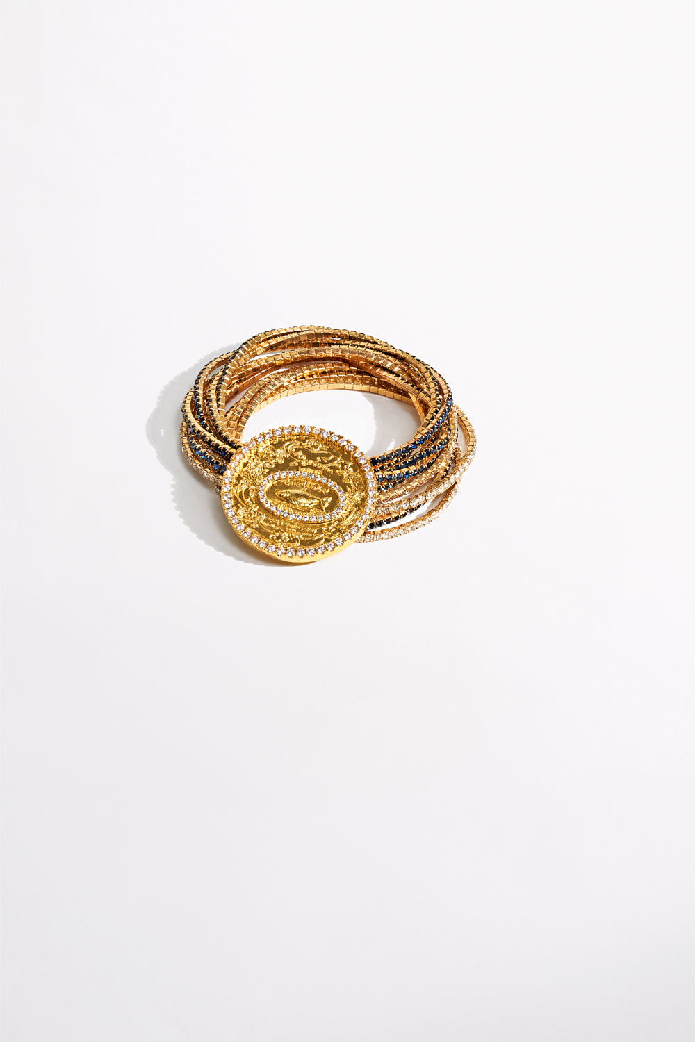 GYPSET GLITTERATI STRETCH BRACELET GOLD