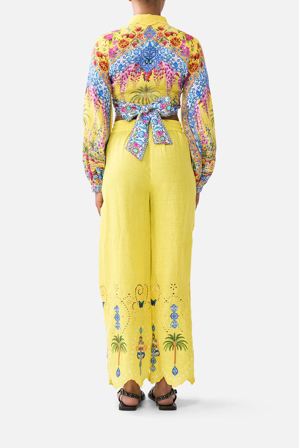 STRAIGHT LEG EMBROIDERED PANT SULTANAHMET SUMMER