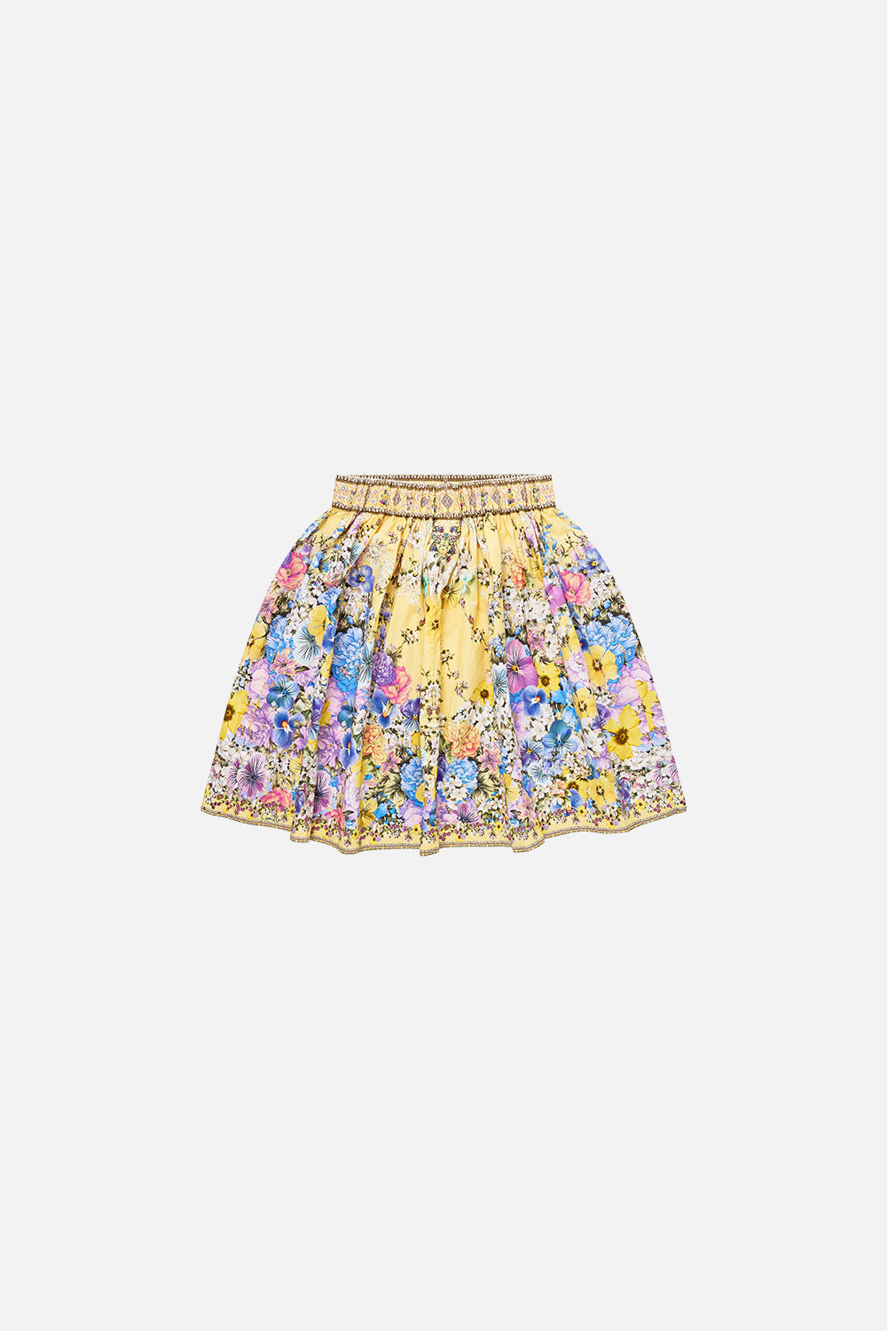 KIDS GATHERED A LINE MIDI SKIRT DARLING BUDS