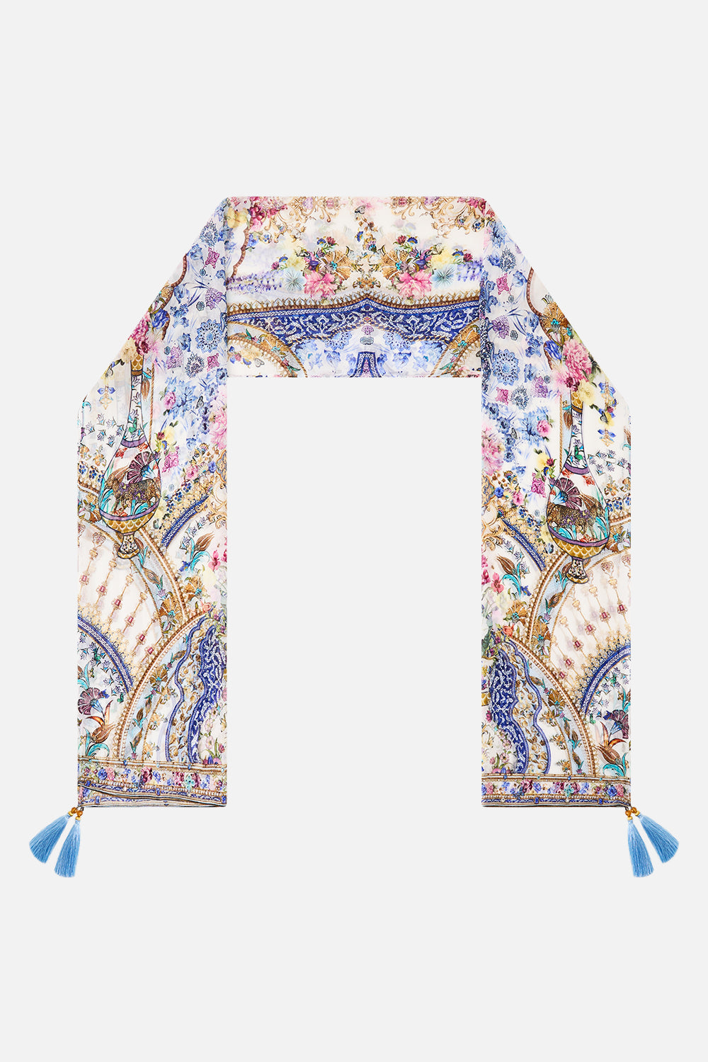 The CAMILLA OFF SHOULDER SHORT DRESS JUNGLE FLIGHT in our  print.