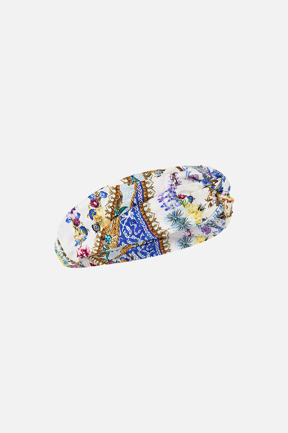 The CAMILLA SKIRT WITH SHAPED SEAM SULTANS AND QUEENS in our  print.