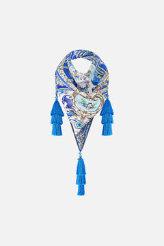 TRIANGLE SCARF WITH TASSELS OTTOMAN OPULENCE