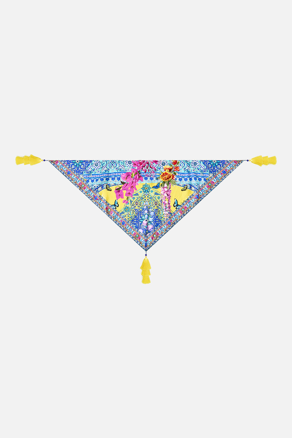 The CAMILLA TIERED SKIRT WITH RUFFLE DETAIL OLÉ OLÉ in our OLÉ OLÉ print.