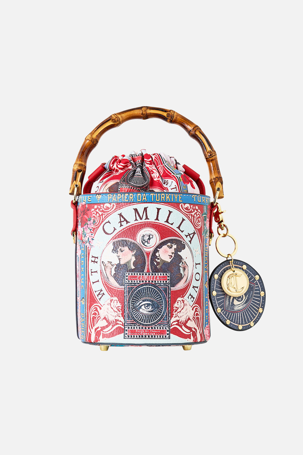 The CAMILLA MINI SHIRT DRESS AMULETS AND ALCHEMY in our  print.