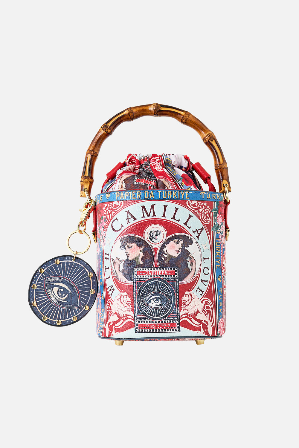 The CAMILLA MINI SHIRT DRESS AMULETS AND ALCHEMY in our  print.