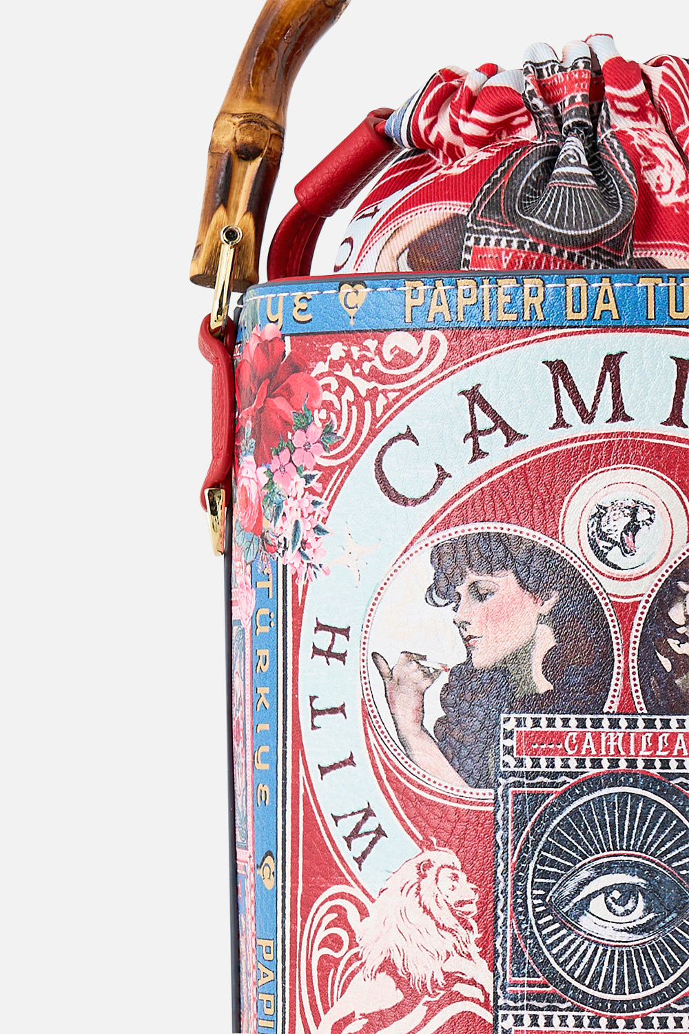 The CAMILLA MINI SHIRT DRESS AMULETS AND ALCHEMY in our  print.