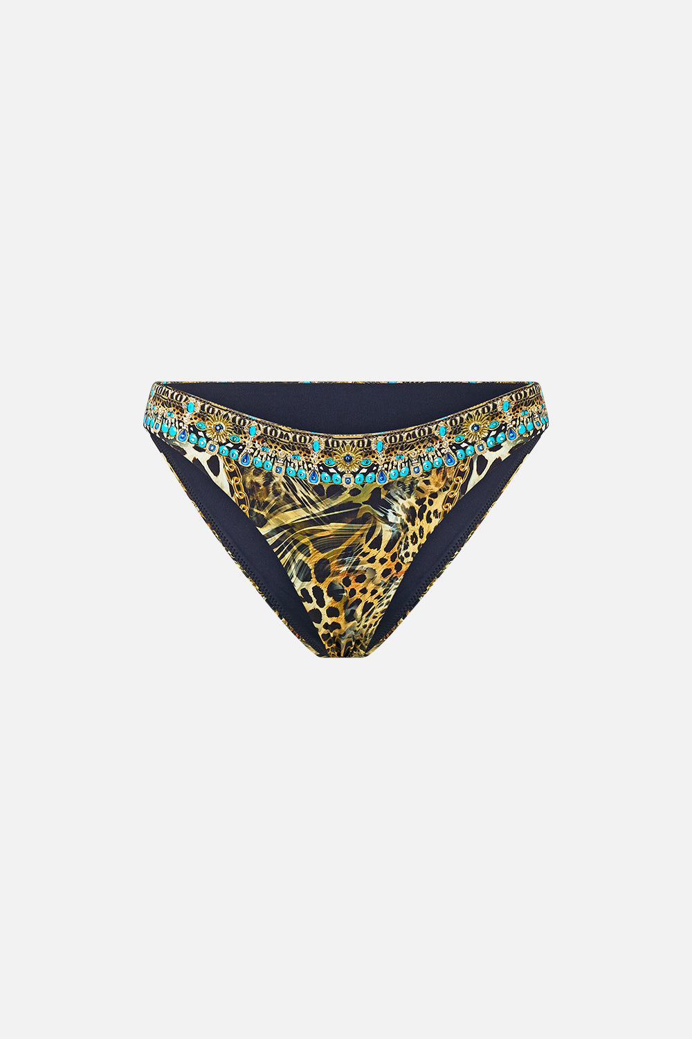 The CAMILLA STRAIGHT LEG PANT COLLAGE KINGDOM in our  print.