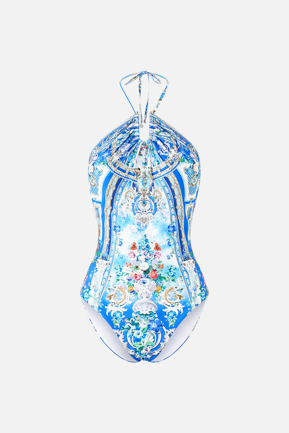 The CAMILLA TUCK FRONT SHORT I LEFT MY HEART IN GRANADA in our  print.