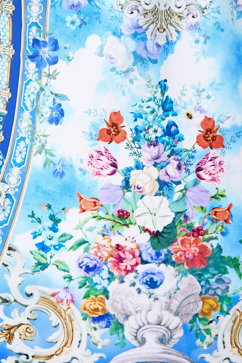 The CAMILLA TUCK FRONT SHORT I LEFT MY HEART IN GRANADA in our  print.