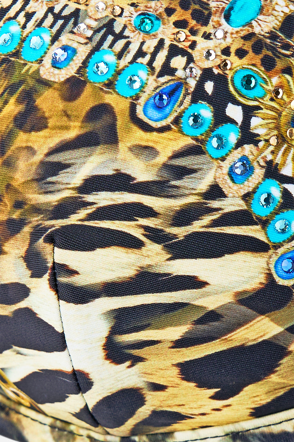 CONTINUOUS UNDERWIRE BIKINI TOP FELINE FOLKLORE