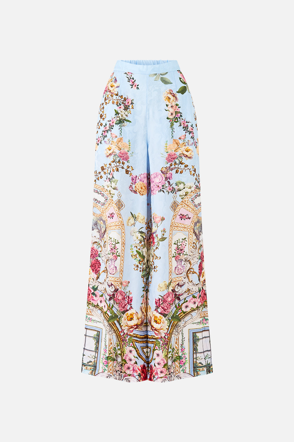 MINIMAL WIDE LEG PANT TILED IN TIME