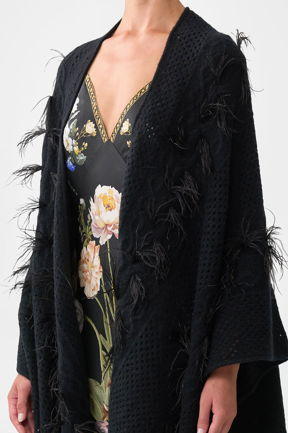 The CAMILLA LONG SLEEVE COLLARED SHIRT OTTOMAN OPULENCE in our  print.
