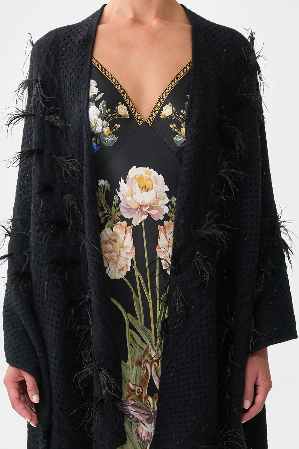 The CAMILLA LONG SLEEVE COLLARED SHIRT OTTOMAN OPULENCE in our  print.