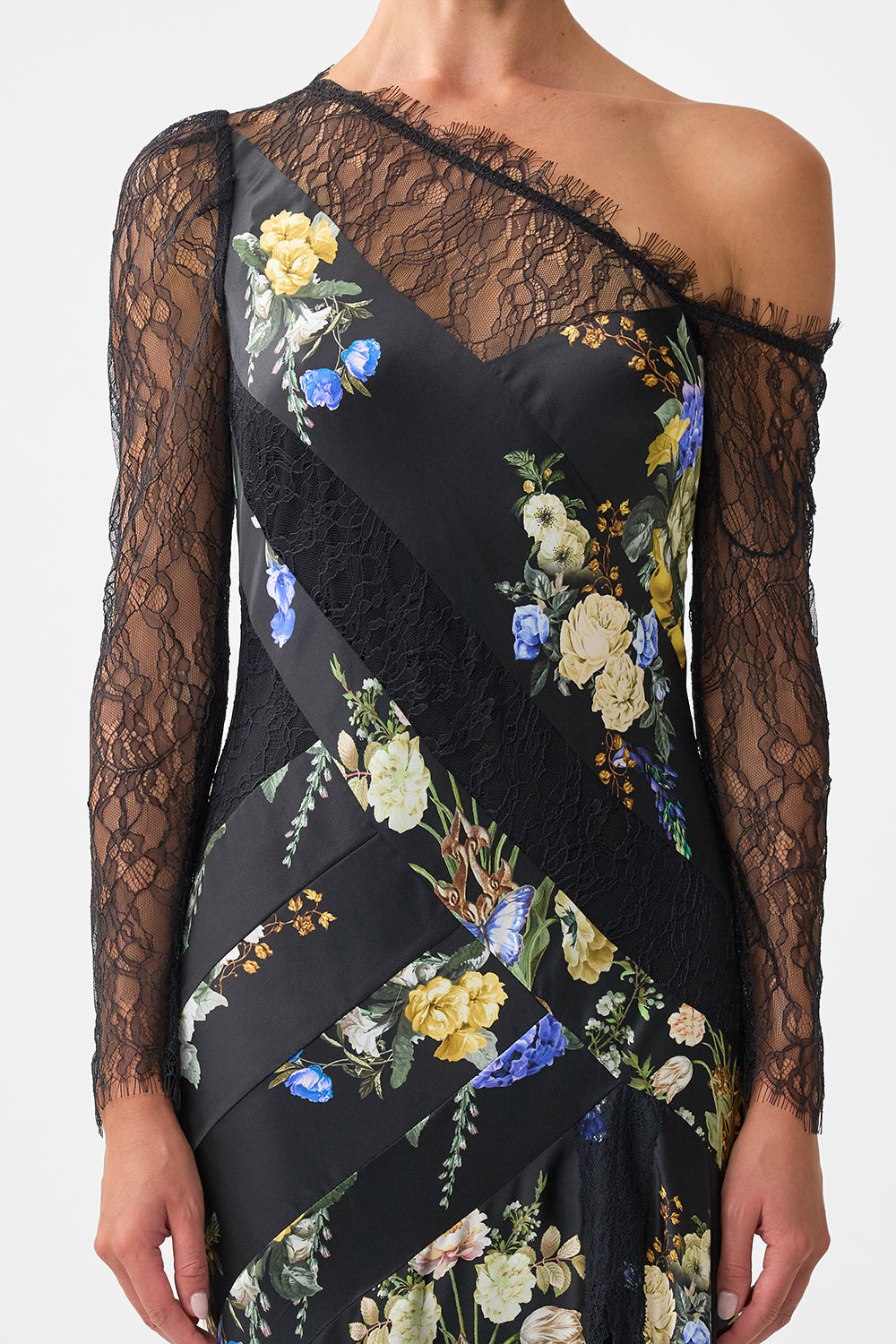 The CAMILLA WAIST TIE SHIRT DRESS WITH BUBBLE SLEEVE PAPERS AND CURIOUS CAPERS in our PAPERS AND CURIOUS CAPERS print.