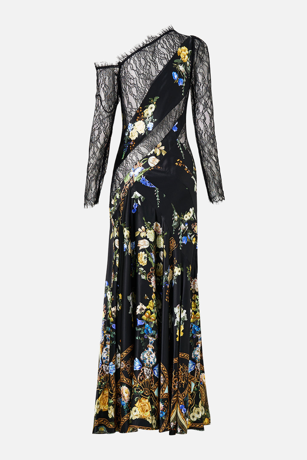 The CAMILLA WAIST TIE SHIRT DRESS WITH BUBBLE SLEEVE PAPERS AND CURIOUS CAPERS in our  print.