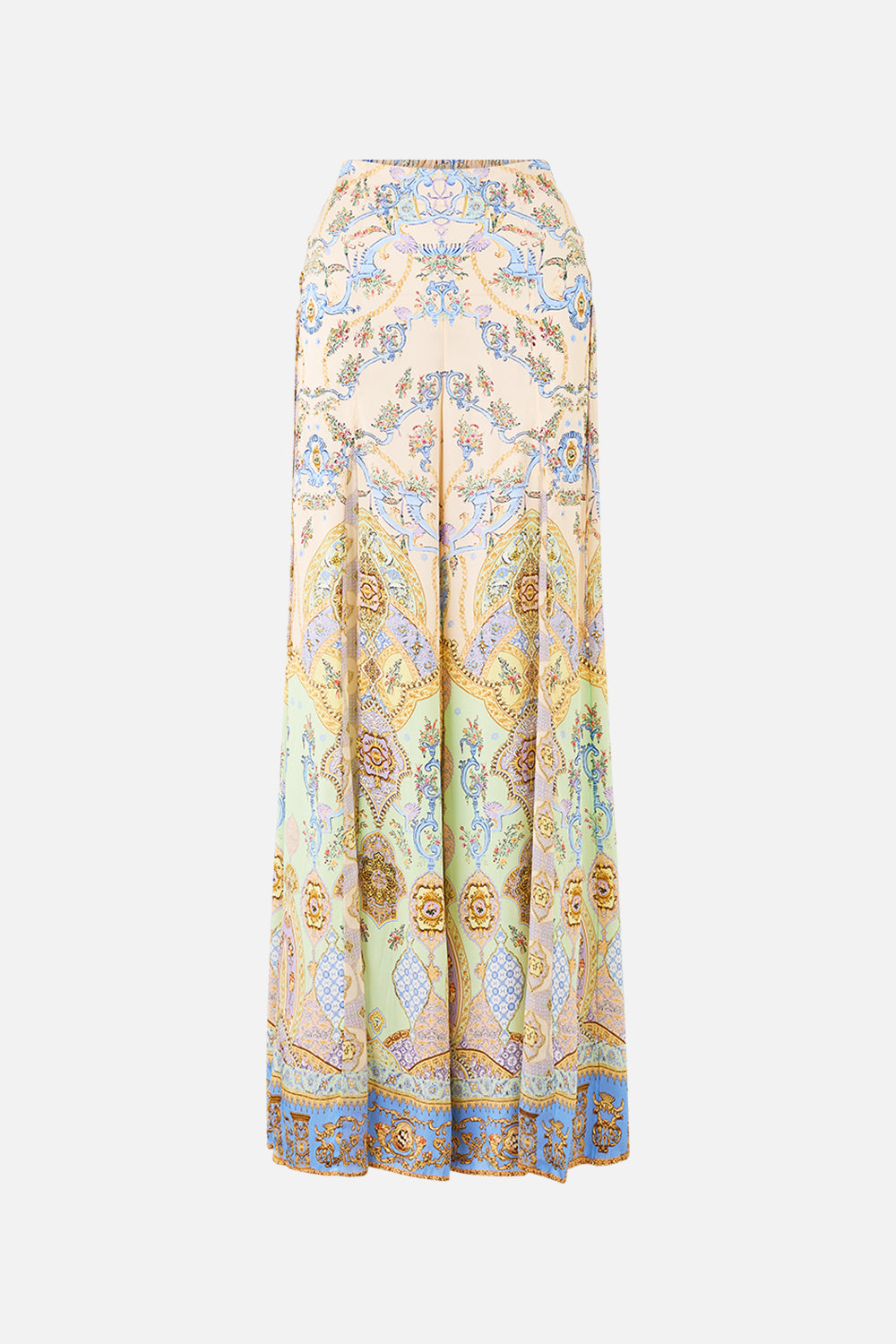 The CAMILLA TWISTED ONE SHOULDER DRESS LADY LIONHEART in our  print.