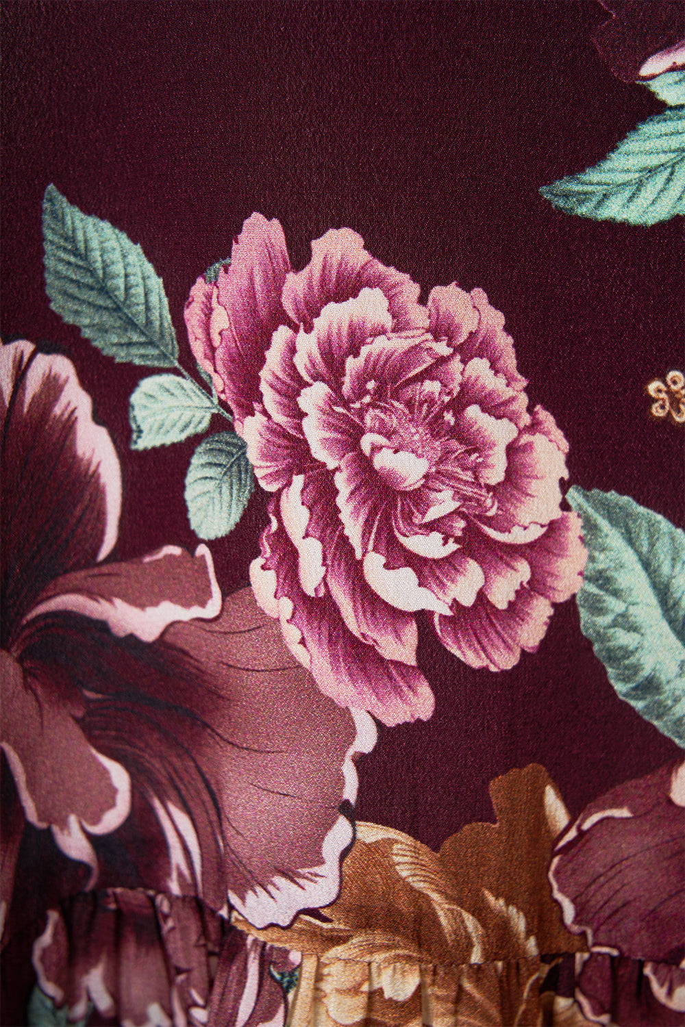 The CAMILLA BIAS CUT TANK DRESS SONG OF THE SOLSTICE in our  print.