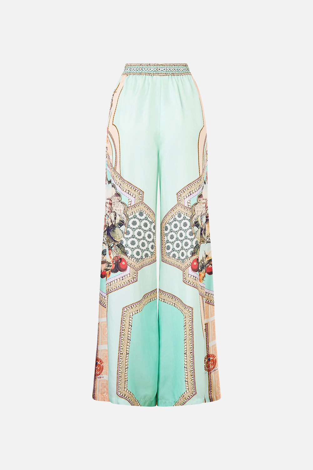 The CAMILLA DEEP V NECK HARDWARE KAFTAN FOOTSTEPS IN FOLKLORE in our  print.