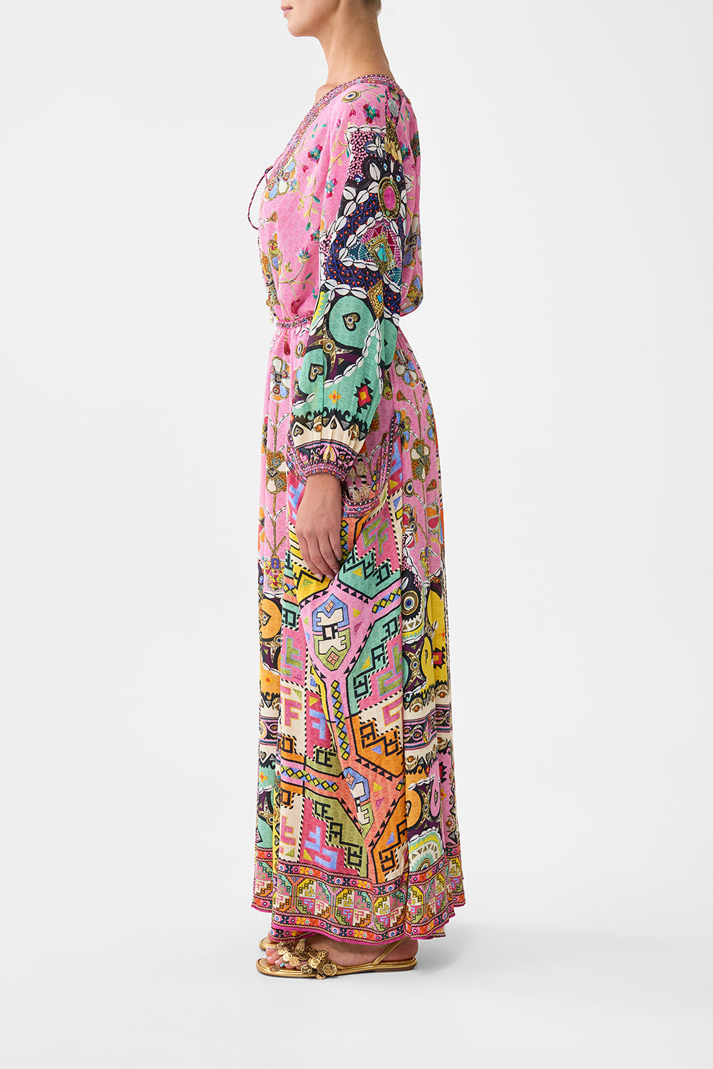 POCKET SKIRT DRESS PATCHWORK PANORAMA