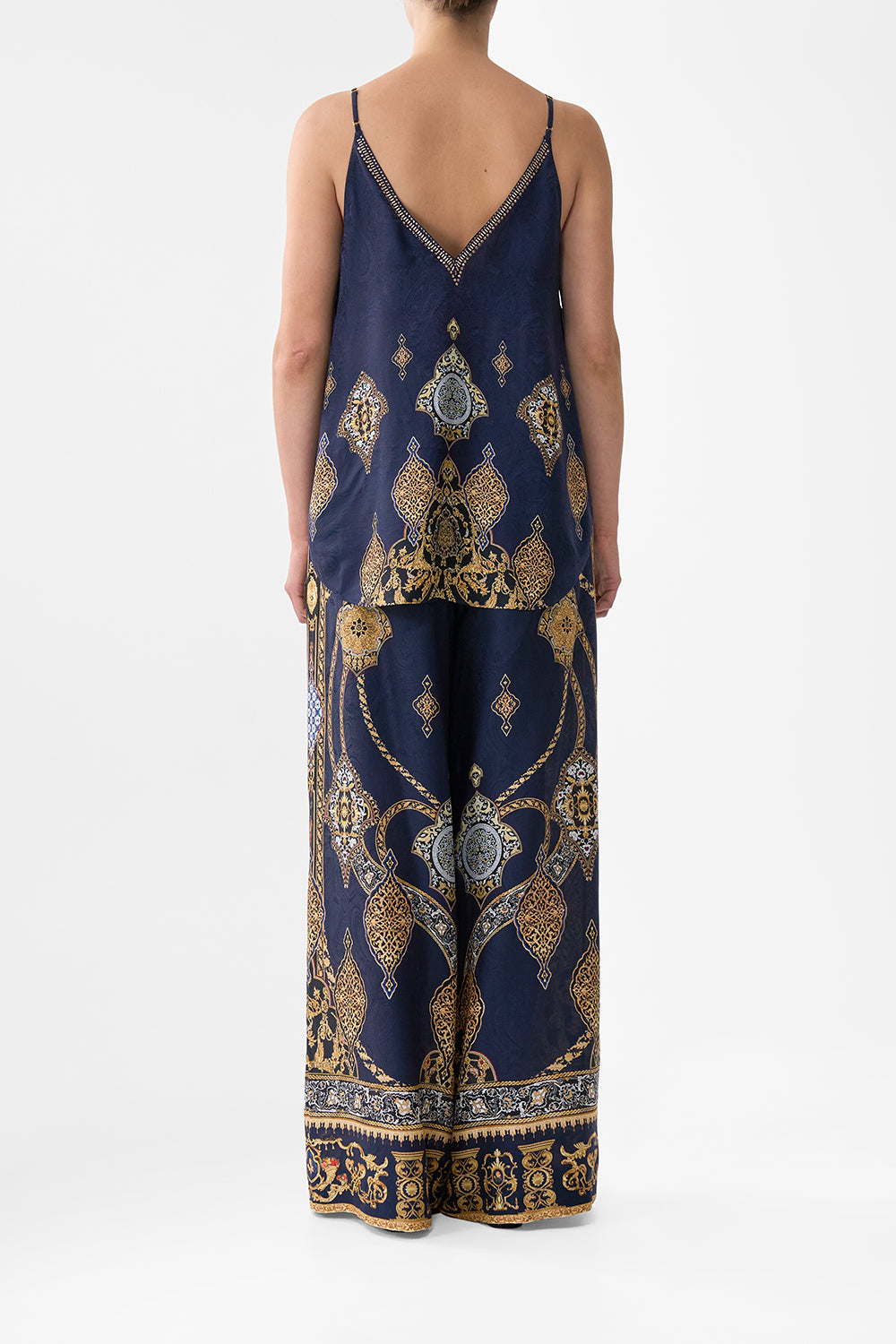 The CAMILLA SOFT KNIT LAYER EAST OF ISTANBUL in our  print.