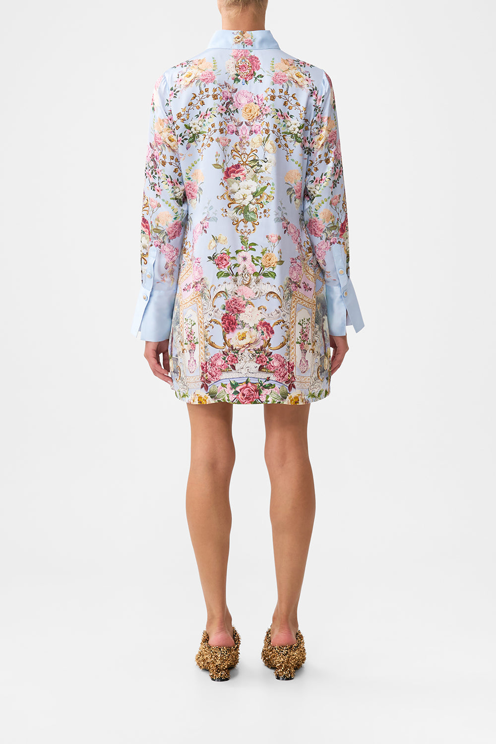 MINI SHIRT DRESS TILED IN TIME