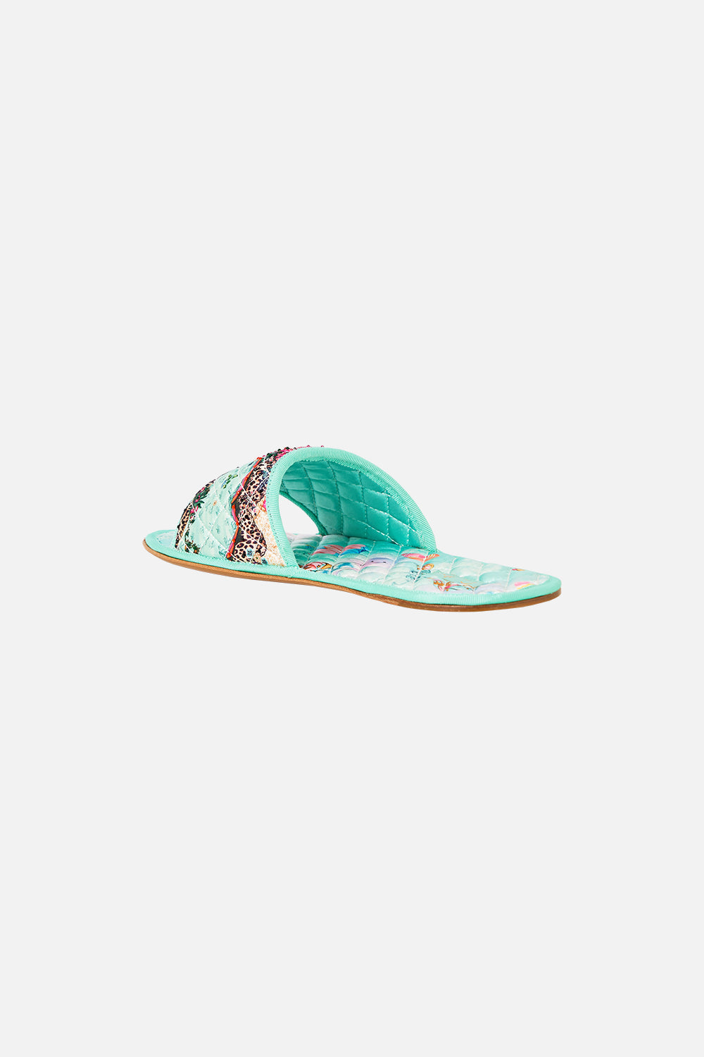 The CAMILLA RUCHED CUP UNDERWIRE BIKINI TOP WITH FRONT TIE HEIRLOOM EMPIRE in our  print.