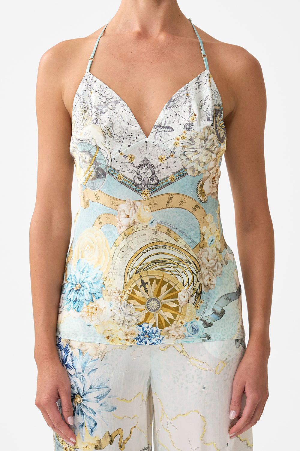 My Lucky Stars Chain Detail Bias Cami | CAMILLA EU – CAMILLA EU