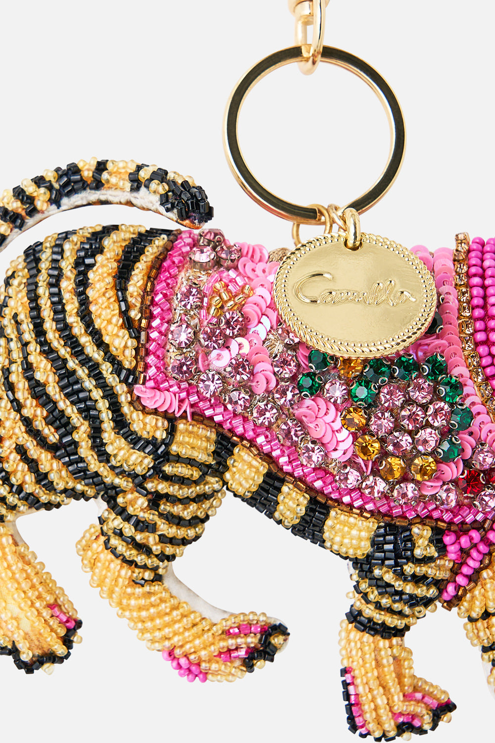 TIGER ANIMAL KEYRING MINIATURE MOMENTS