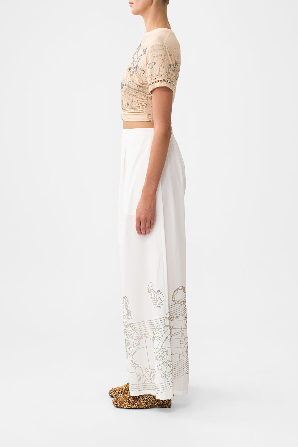 TUCK FRONT PANT HOUSE OF HOROSCOPES