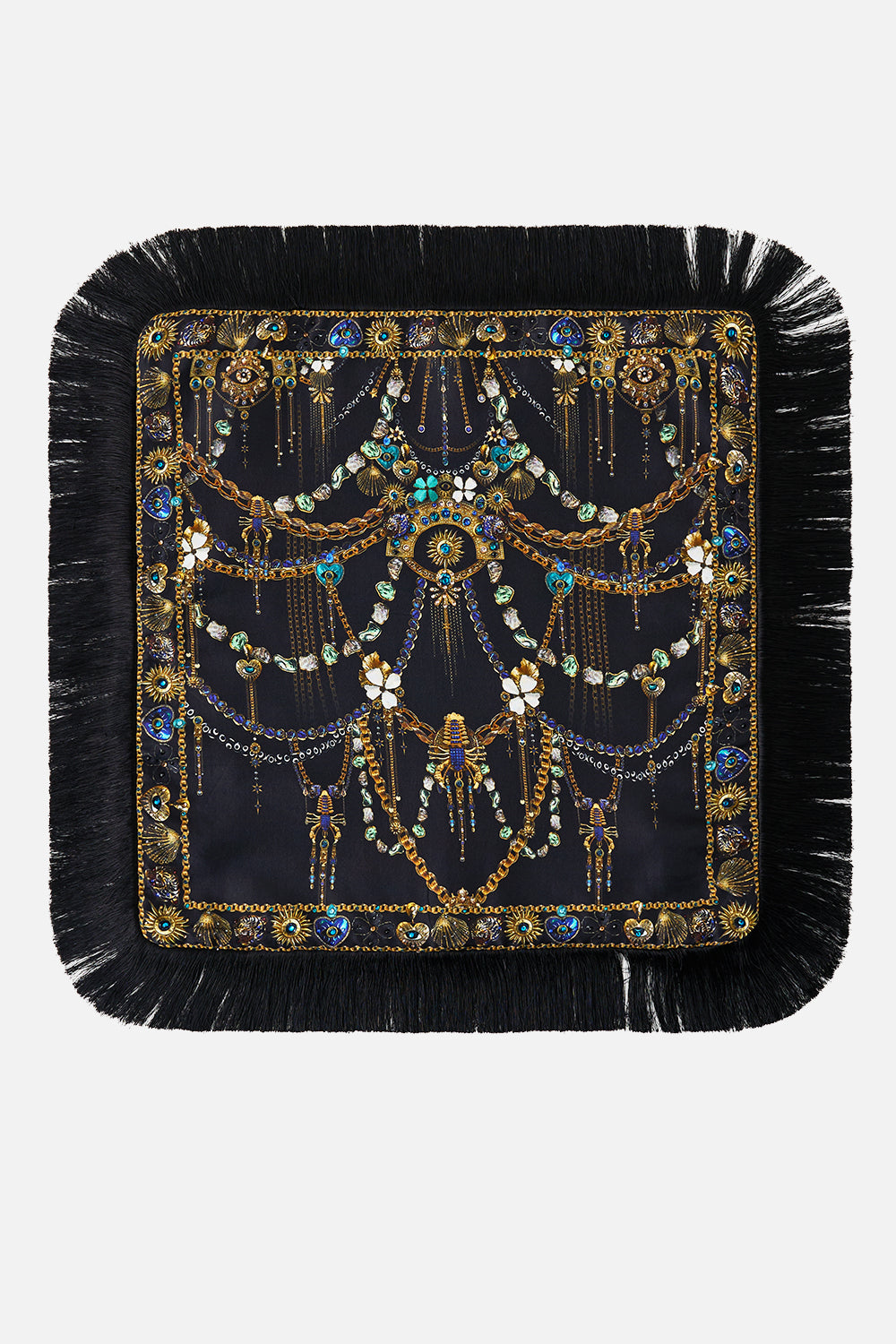 SMALL SQUARE CUSHION AMULETS AND ALCHEMY