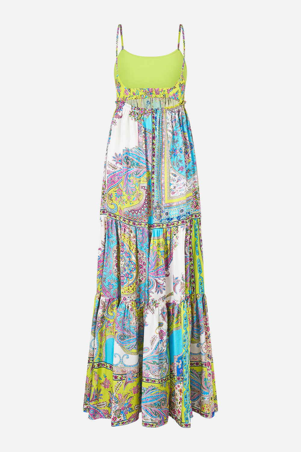 ROBE LONGUE AVEC CORSAGE AVANT EN MAILLE MAGIC CARPET RIDE