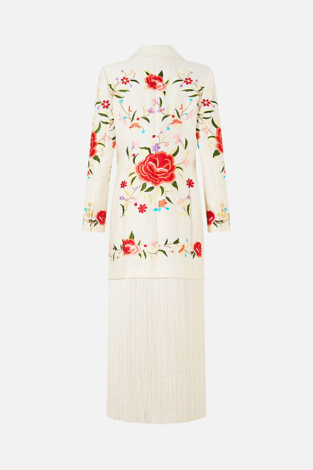 The CAMILLA T SHAPE LONG KAFTAN LIVIN LA VIDA ROSA in our  print.